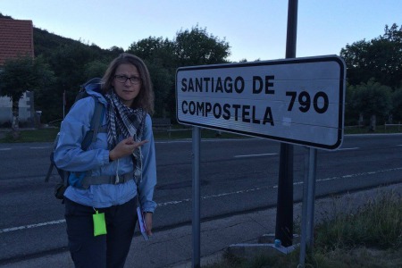 "Якщо ви відчуваєте бажання вирушити в дорогу до Сантьяго-де-Компостела, то не вагайтеся і йдіть!" - Юдита Озолиня