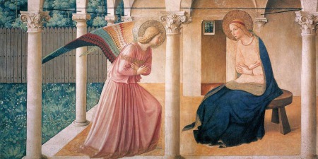 Як Фра Анжеліко показав глибину Євангелія через фреску "Благовіщення"?