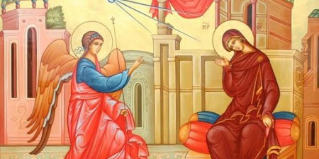 Яку роль Марія відіграє у Благовіщенні?
