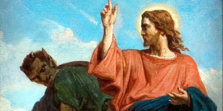 Ісус виганяє німого біса, - коментар Євангелія дня